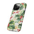 Christmas Holly on a Golden Background - Impact Resistant Phone Case